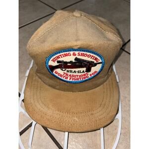 Vintage NRA hunting & shooting corduroy SnapBack